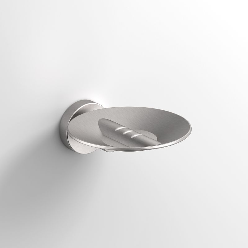 Tecno Project Brushed Nickel Metal Soap Dish